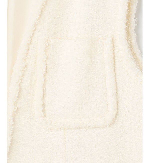 BEIGE,「DAHLIA / ツイードジレ」|ベスト・ジレ|