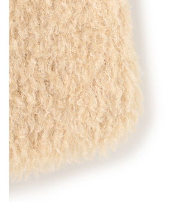 BEIGE,「PUY / フェイクファーベスト」|ベスト・ジレ|