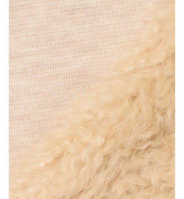 BEIGE,「PUY / フェイクファーベスト」|ベスト・ジレ|