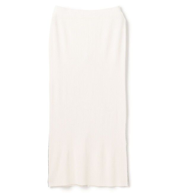 BEIGE,「【洗える】LAURA / Iラインリブスカート」|スカート|