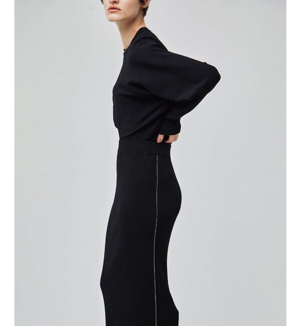 BEIGE,「【洗える】LAURA / Iラインリブスカート」|スカート|