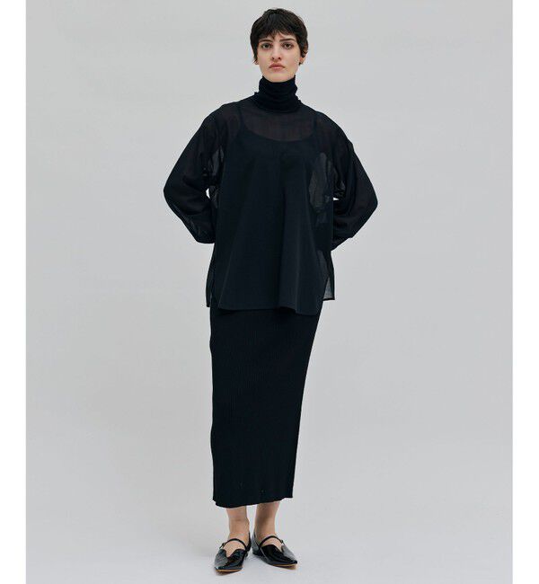 BEIGE,「【洗える】LAURA / Iラインリブスカート」|スカート|