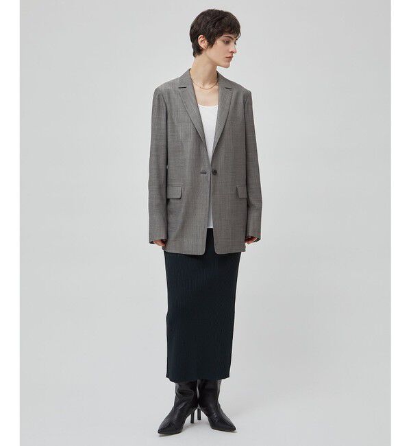 BEIGE,「【洗える】LAURA / Iラインリブスカート」|スカート|