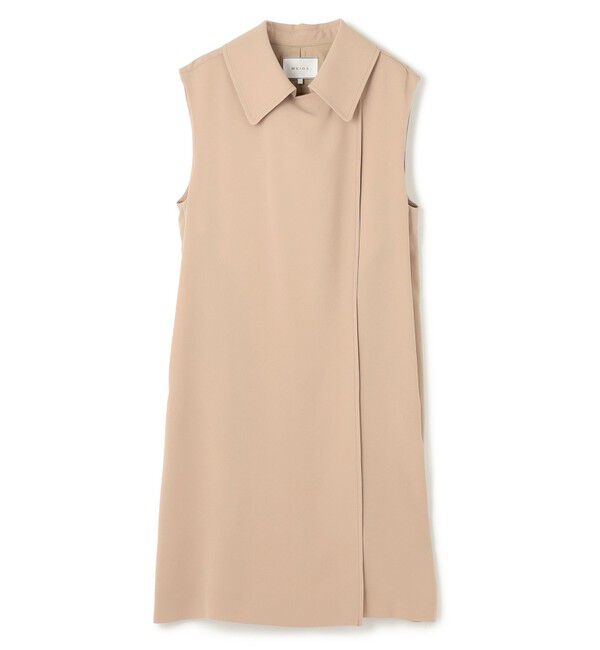 BEIGE,「FLEUR / ラップデザインロングジレ」|ベスト・ジレ|