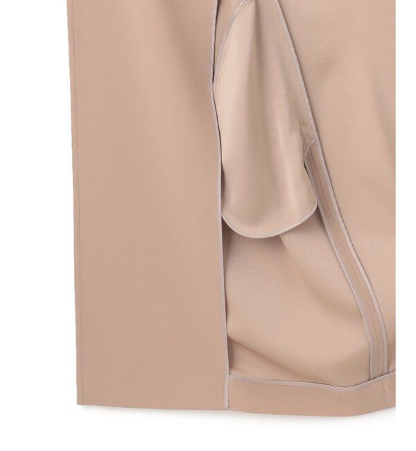 BEIGE,「FLEUR / ラップデザインロングジレ」|ベスト・ジレ|