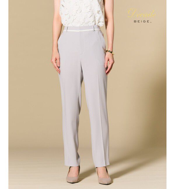 BEIGE,「【セットアップ対応】CINDY / クロップドパンツ」|その他|L.Gray &times; White