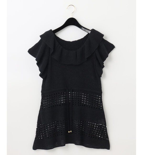 GRACE CONTINENTAL「タックスクエアニットトップ」|ニット・セーター|