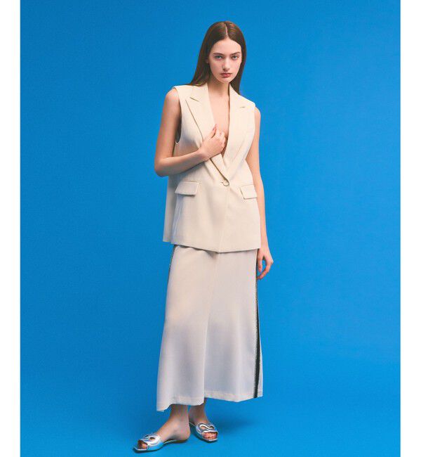  「トリアセテーラードジレ」|ベスト・ジレ|