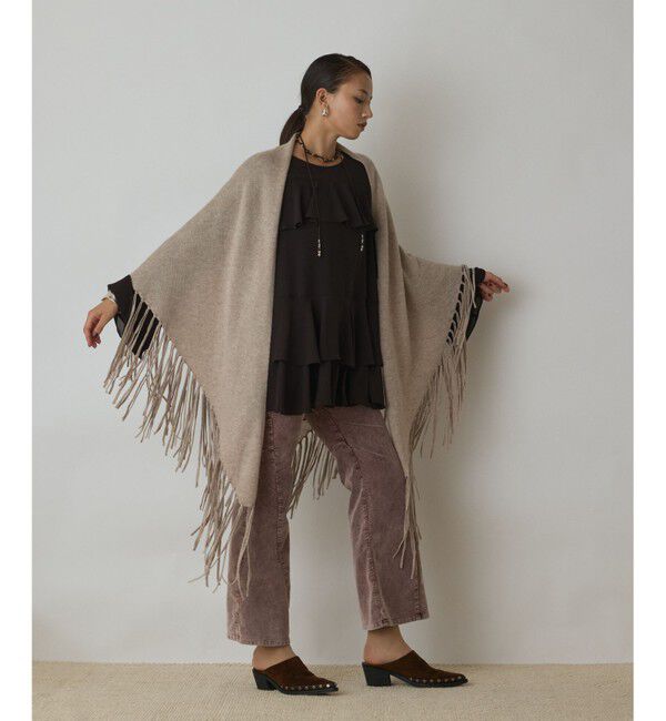 GRACE CONTINENTAL「フリンジストール」|ストール|