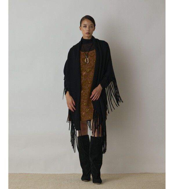 GRACE CONTINENTAL「フリンジストール」|ストール|