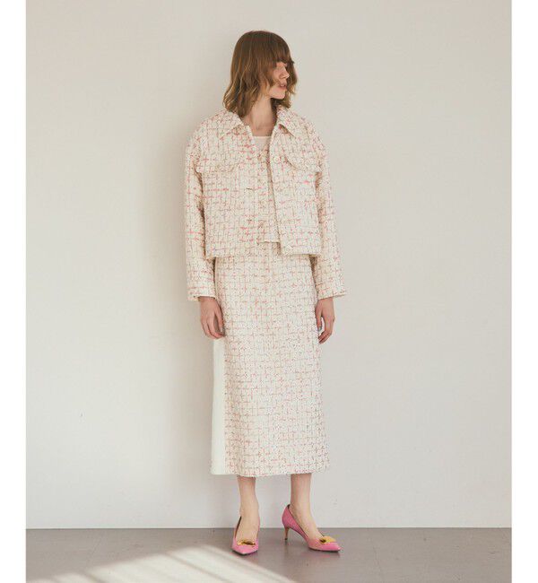 Grace Class「ツイードチェックジレ」|ベスト・ジレ|