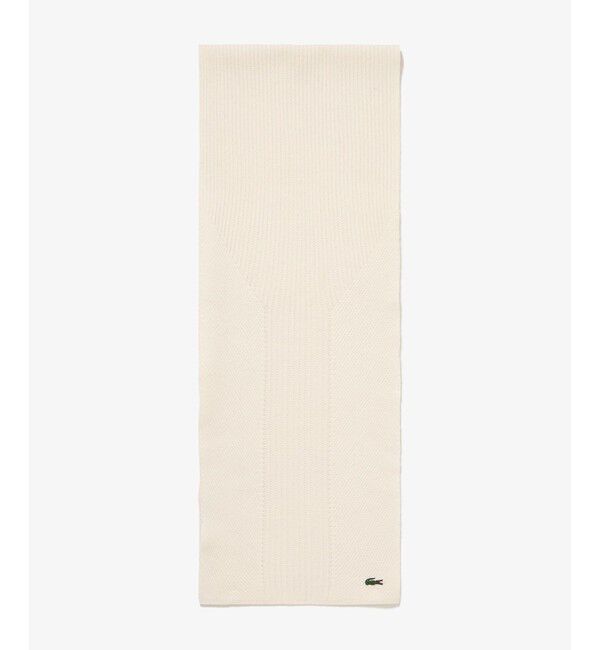 LACOSTE「コンビ・ニッティングマフラー」|マフラー|