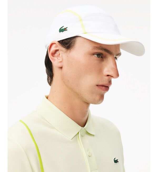LACOSTE「ダイヤリップストップテニスキャップ」|キャップ・キャスケット|