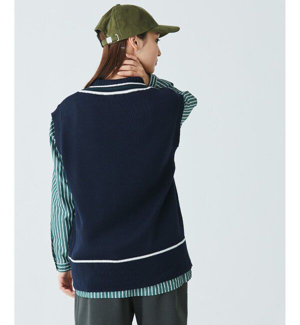 LACOSTE「コットンポリニットチルデンベスト」|ベスト・ジレ|