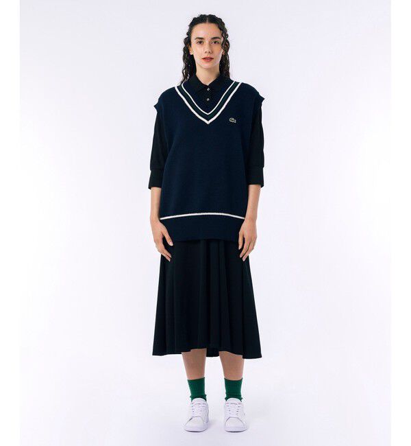 LACOSTE「コットンポリニットチルデンベスト」|ベスト・ジレ|