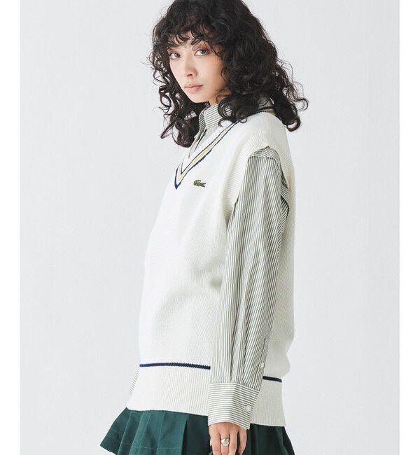 LACOSTE「コットンポリニットチルデンベスト」|ベスト・ジレ|
