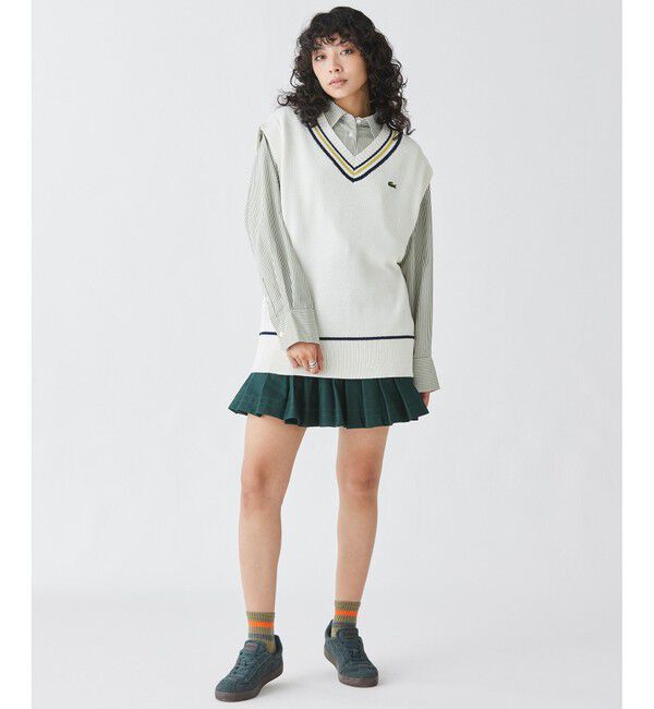 LACOSTE「コットンポリニットチルデンベスト」|ベスト・ジレ|