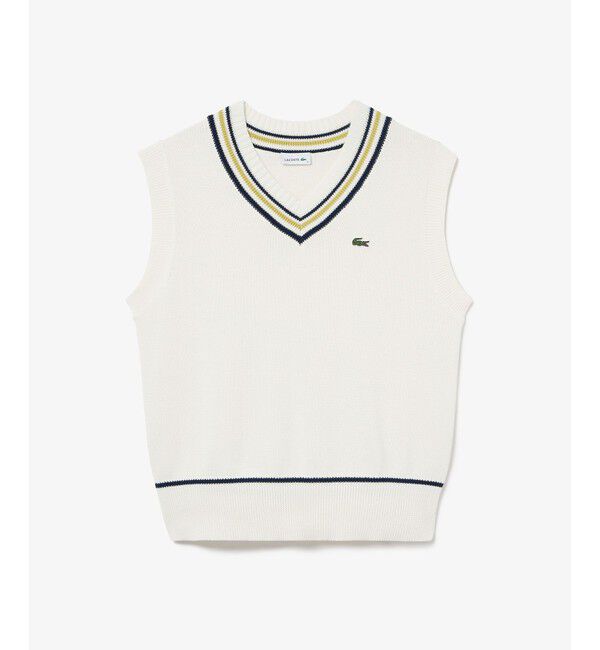 LACOSTE「コットンポリニットチルデンベスト」|ベスト・ジレ|