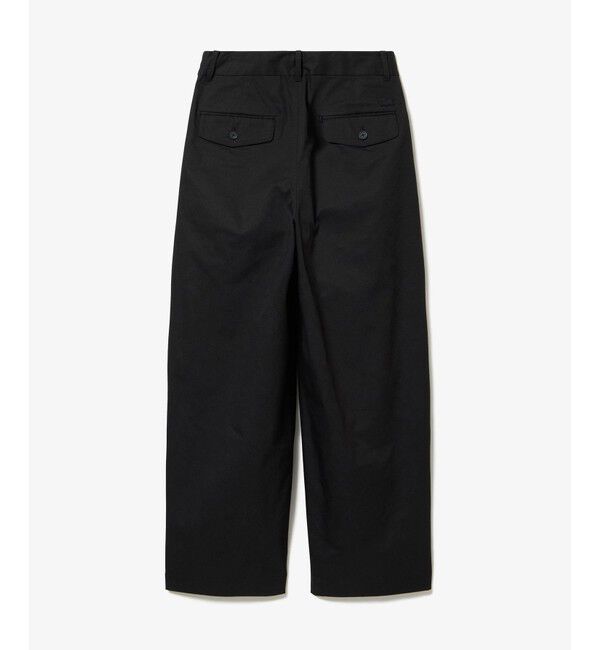 LACOSTE「ダブルタックワイドスラックス」|チノ|