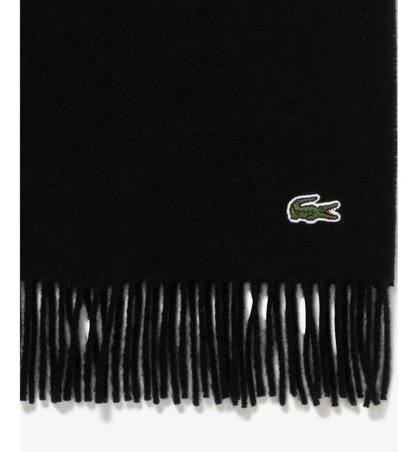 LACOSTE「メリノウールスクールマフラー」|マフラー|
