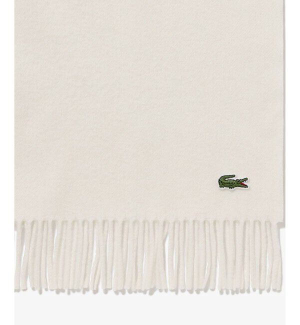 LACOSTE「メリノウールスクールマフラー」|マフラー|