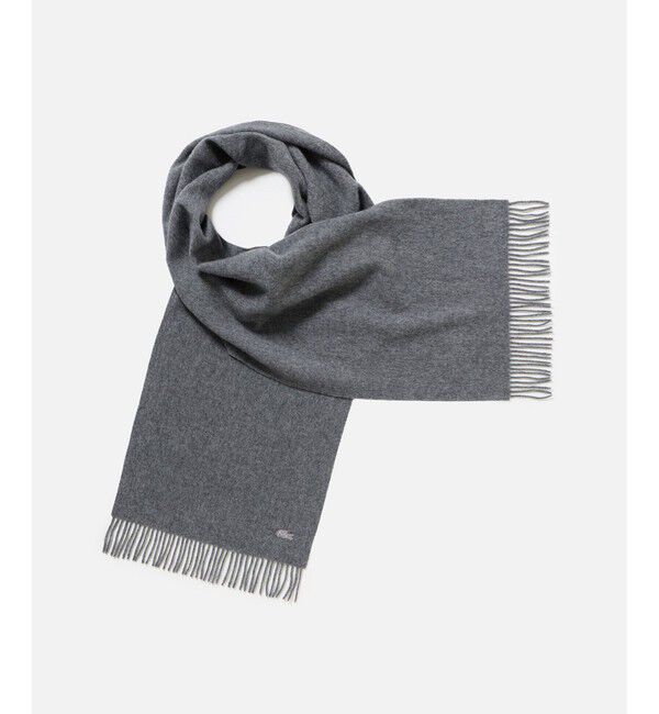 LACOSTE「メリノウール大判マフラー」|マフラー|