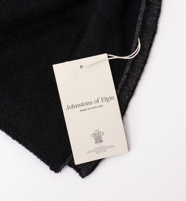 NOLLEY'S goodman「【Johnstons of Elgin/ジョンストンズ・オブ・エルガン】HAA03131 KNITTED SCARF TUBULAR 35」|ストール|