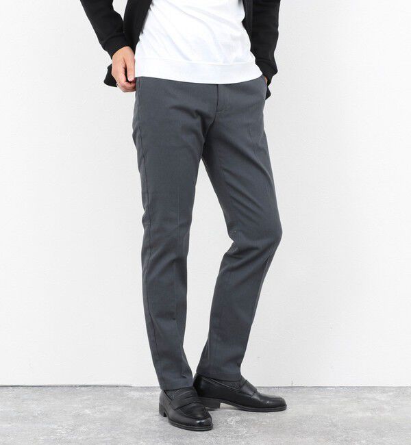 NOLLEY'S goodman「コットンカルゼ裏微起毛ストレッチスリムフィット 25AW」|チノ|