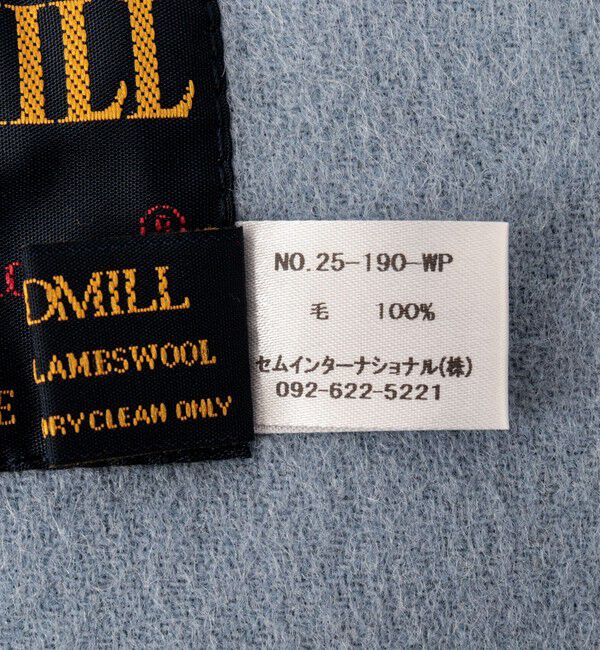 NOLLEY'S goodman「【TWEEDMILL/ツイードミル】Lambswool Muffler Solid 25」|マフラー|