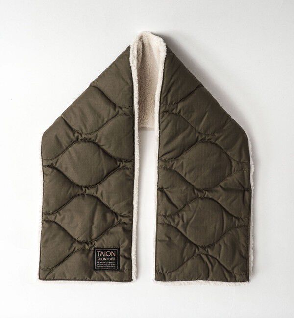 NOLLEY'S goodman「【TAION / タイオン】MILITARY R/S DOWN SCARF 17」|マフラー|