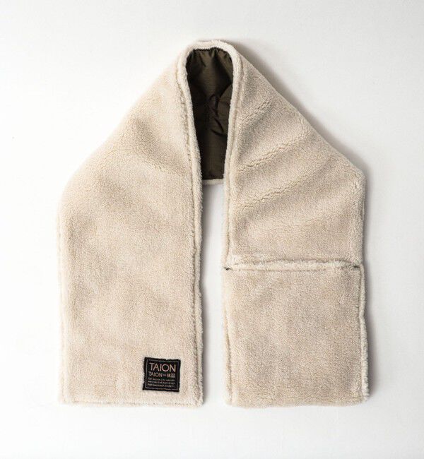 NOLLEY'S goodman「【TAION / タイオン】MILITARY R/S DOWN SCARF 17」|マフラー|