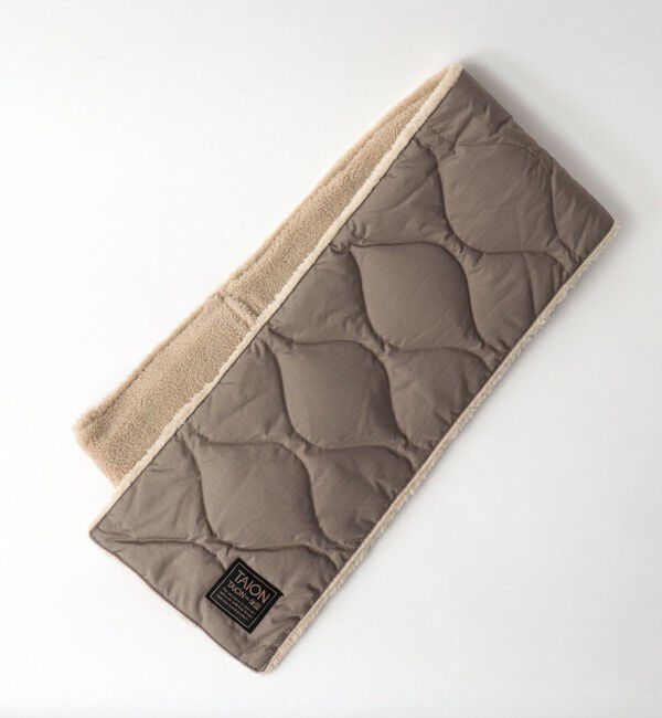 NOLLEY'S goodman「【TAION / タイオン】MILITARY R/S DOWN SCARF 17」|マフラー|