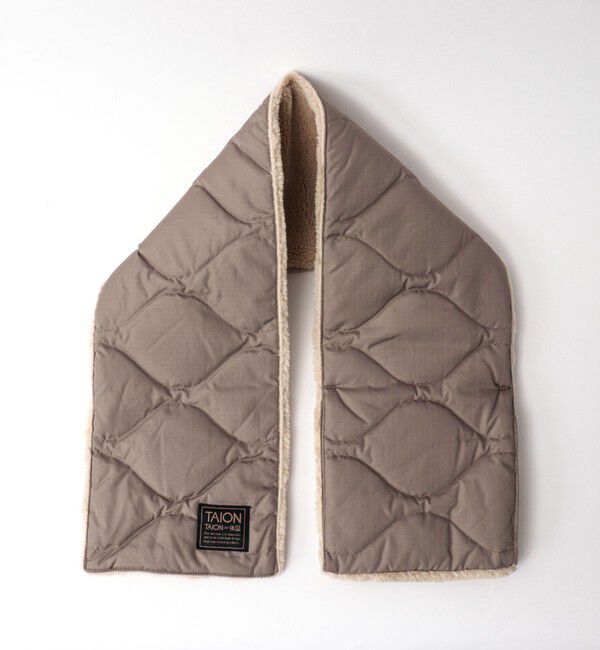NOLLEY'S goodman「【TAION / タイオン】MILITARY R/S DOWN SCARF 17」|マフラー|