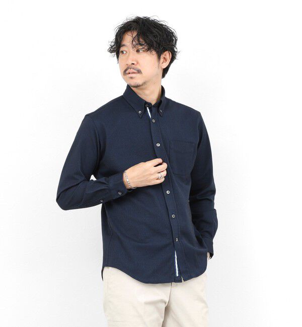 NOLLEY'S goodman「《ビジカジ対応》ALBINI 吸水速乾テープBD 26SS」|シャツ・ブラウス|