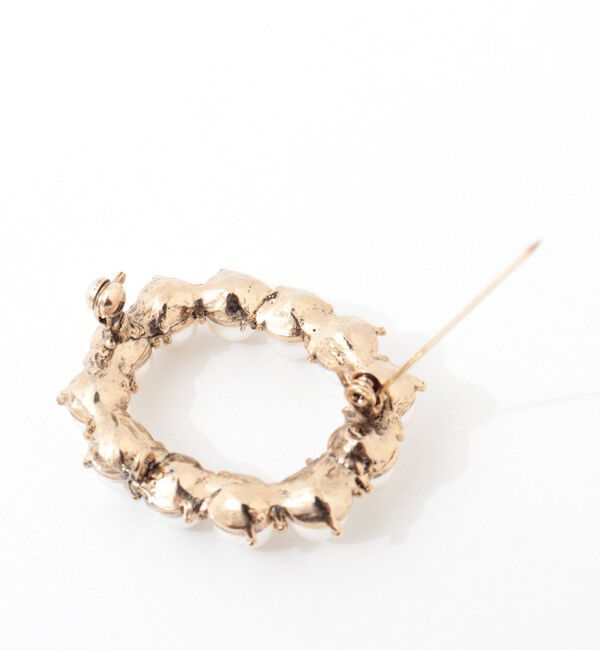 NOLLEY'S「【NOLLEYS goods】リングパールブローチ」|ブローチ・コサージュ|