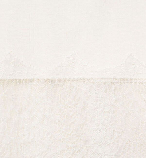 NOLLEY'S sophi「ウォッシャブルレース切替ロンT」|Tシャツ・カットソー|