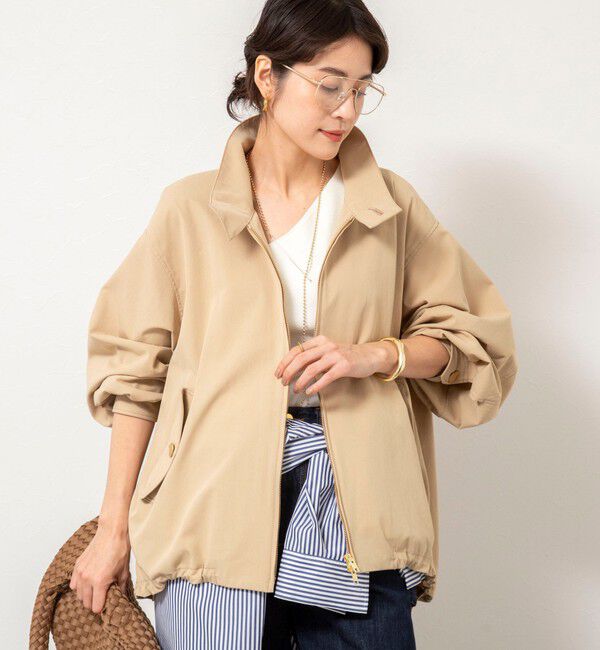 NOLLEY'S「NMPウォッシャブルスウィングトップブルゾン」|ブルゾン・スタジャン|