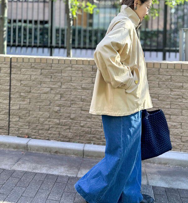 NOLLEY'S「NMPウォッシャブルスウィングトップブルゾン」|ブルゾン・スタジャン|