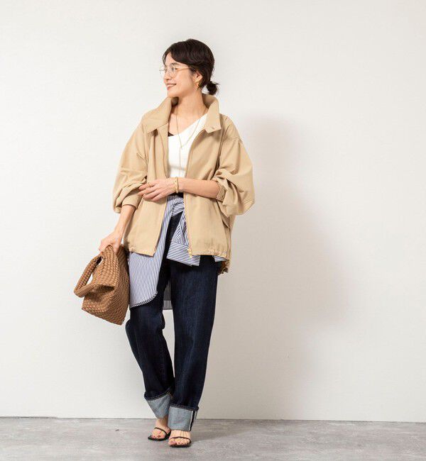 NOLLEY'S「NMPウォッシャブルスウィングトップブルゾン」|ブルゾン・スタジャン|