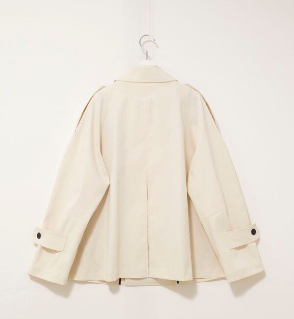 NOLLEY'S「NMPウォッシャブルショートトレンチコート」|ブルゾン・スタジャン|