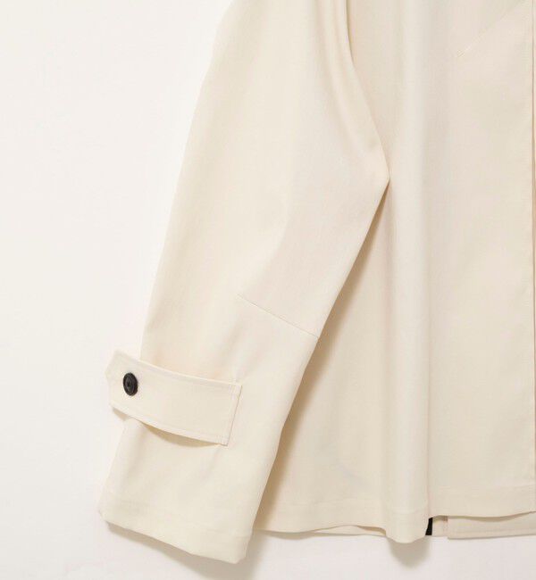 NOLLEY'S「NMPウォッシャブルショートトレンチコート」|ブルゾン・スタジャン|