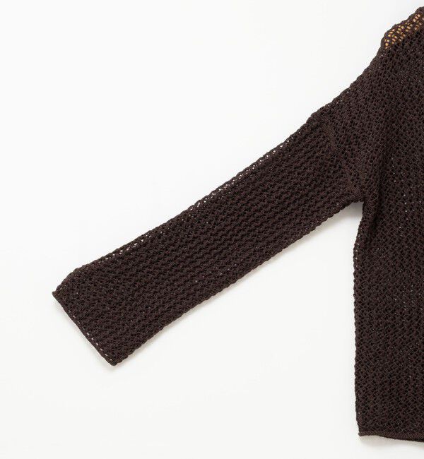 NOLLEY'S「《手洗い可能》ペーパーヤーンメッシュプルオーバー」|ニット・セーター|