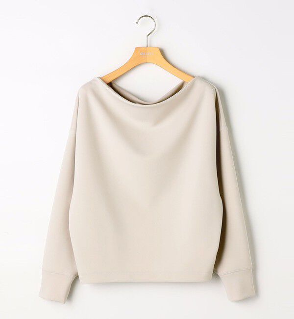 NOLLEY'S sophi「《セットアップ対応》ウォッシャブルボートネックライトダンボールプルオーバー」|Tシャツ・カットソー|