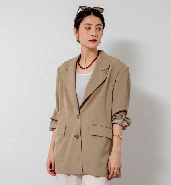 MAQWEL「【MAQWEL/マクウェル】オーバージャケット」|テーラードジャケット|