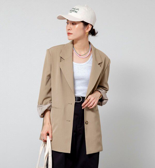 MAQWEL「【MAQWEL/マクウェル】オーバージャケット」|テーラードジャケット|