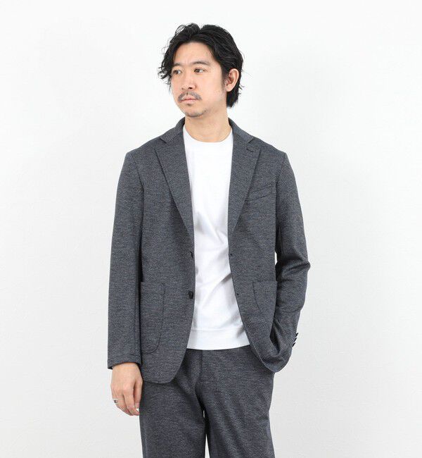 NOLLEY'S goodman「《ビジカジ/セットアップ対応》シャークジャージ イージーJK 26SS」|テーラードジャケット|