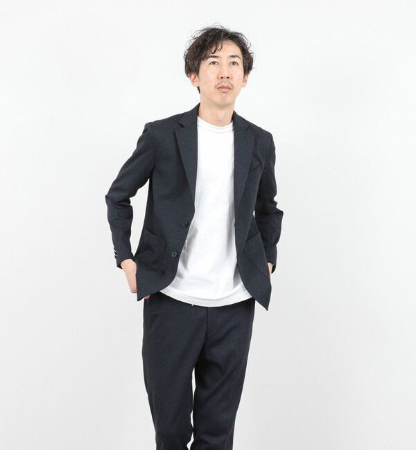 NOLLEY'S goodman「《ビジカジ/セットアップ対応》シャークジャージ イージーJK 26SS」|テーラードジャケット|