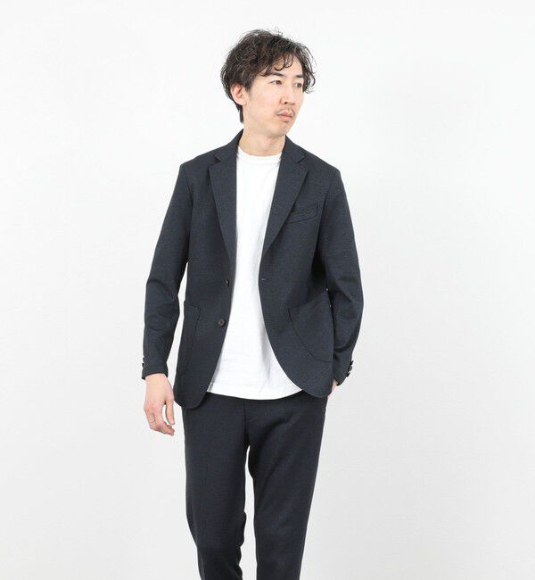 NOLLEY'S goodman「《ビジカジ/セットアップ対応》シャークジャージ イージーJK 26SS」|テーラードジャケット|