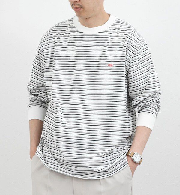 NOLLEY'S goodman「【DANTON/ダントン】DT-C0200TCB STRIPE LONG SLEEVE T-SHIRT 26SS」|Tシャツ・カットソー|