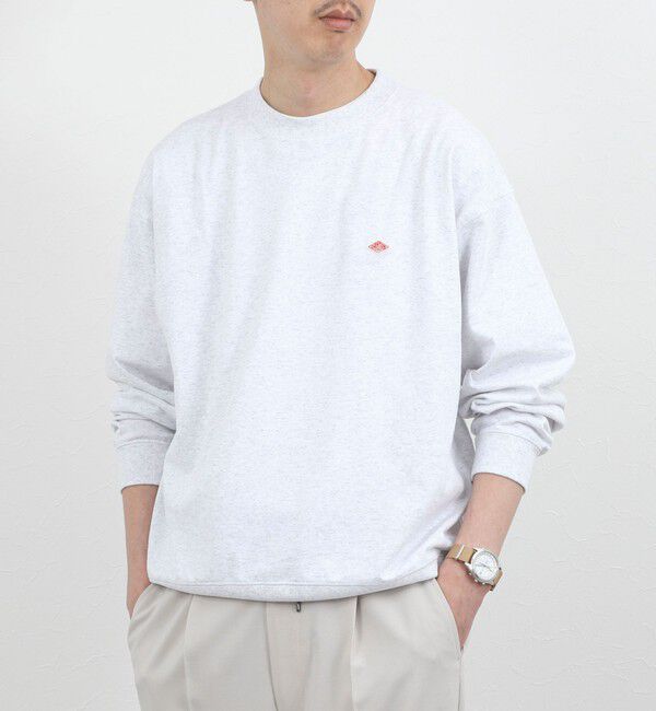 NOLLEY'S goodman「【DANTON/ダントン】DT-C0204TCB SOLID SWEAT T-SHIRT 26SS」|Tシャツ・カットソー|ライトグレー